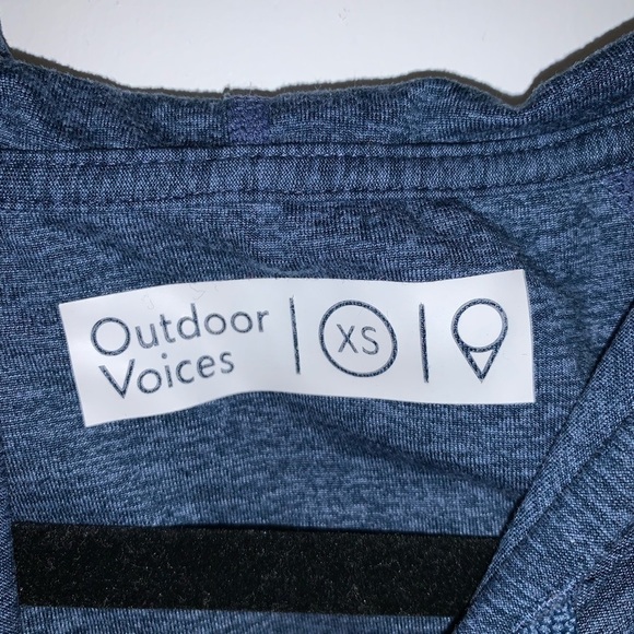 Outdoor Voices All Day Hoodie Sweatshirt Blue - Picture 5 of 8